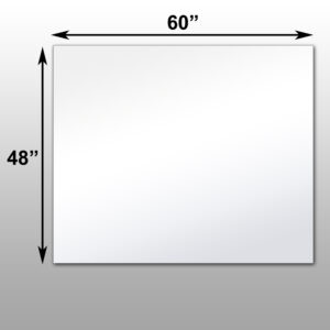 Mirrorlite® PFS Optical Grade Glassless Mirror 48" x 60" x 1 7/16"
