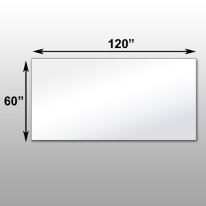 Mirrorlite® PFS Optical Grade Glassless Mirror 60" x 120" x 2.5"