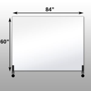 Mirrorlite® Horizontal Free Standing Glassless Mirror 60" x 84" x 1.25"