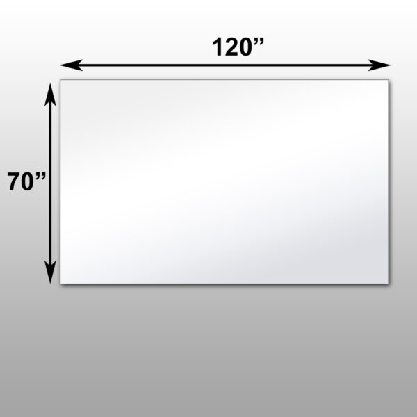 Mirrorlite® PFS Optical Grade Glassless Mirror 70" x 120" x 2.5"
