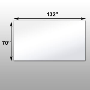 Mirrorlite® PFS Optical Grade Glassless Mirror 70" x 132" x 2.5"