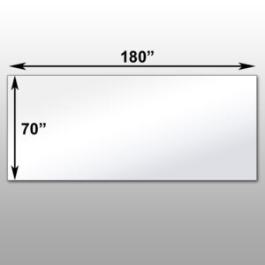 Mirrorlite® PFS Optical Grade Glassless Mirror 70" x 180" x 2.5"