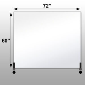 Mirrorlite® Horizontal Free Standing Glassless Mirror 60" x 72" x 1.25"