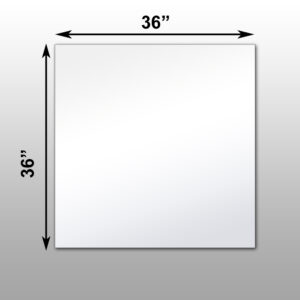 Mirrorlite® PFS Optical Grade Glassless Mirror 36" x 36" x 1 7/16"