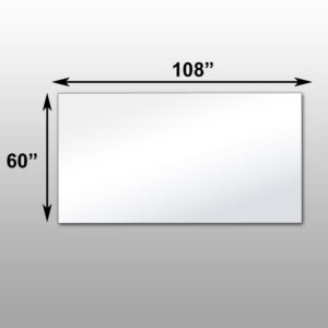 Mirrorlite® PFS Optical Grade Glassless Mirror 60" x 108" x 2.5"
