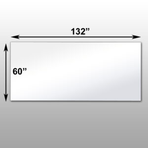 Mirrorlite® PFS Optical Grade Glassless Mirror 60" x 132" x 2.5"