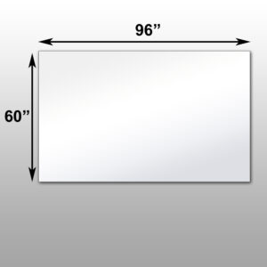 Mirrorlite® PFS Optical Grade Glassless Mirror 60" x 96" x 2.5"