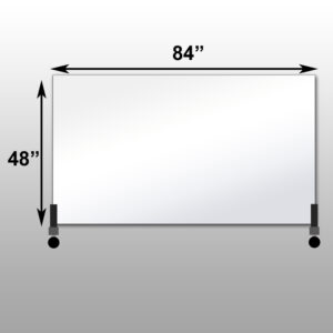 Mirrorlite® Horizontal Free Standing Glassless Mirror 48" x 84" x 1.25"