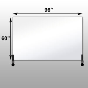Mirrorlite® Horizontal Free Standing Glassless Mirror 60" x 96" x 1.25"