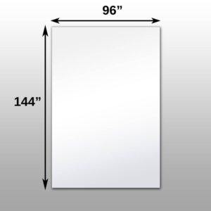 Mirrorlite® Surface Mounted Glassless MEGA Mirror 96" x 144" x 1 7/16"