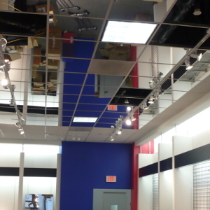 Drop Ceiling Glassless Mirrors Installation