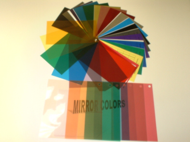 Glassless Mirror custom color reflective films